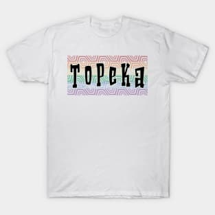 LGBTQ PATTERN AMERICA TOPEKA T-Shirt